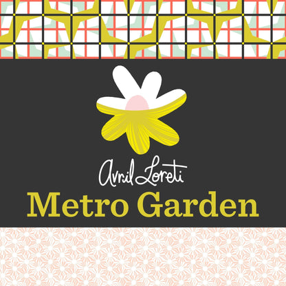 Downtown Trellis - Metro Garden by Avril Loreti - Cloud 9 Fabrics - Batiste - Simplifi Fabric