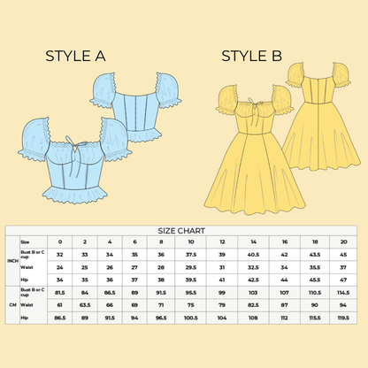 Dream Frock PDF Pattern - Lydia Naomi - Simplifi Fabric