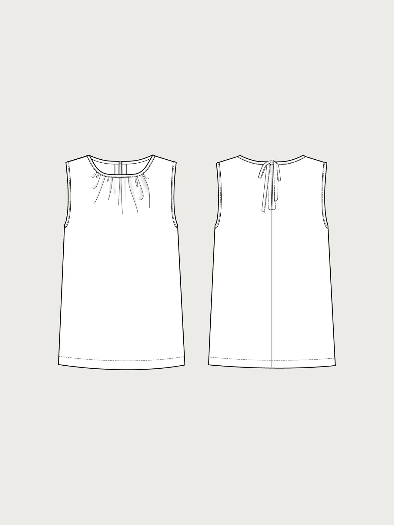 Drop - Waist Dress Pattern - The Assembly Line - Simplifi Fabric