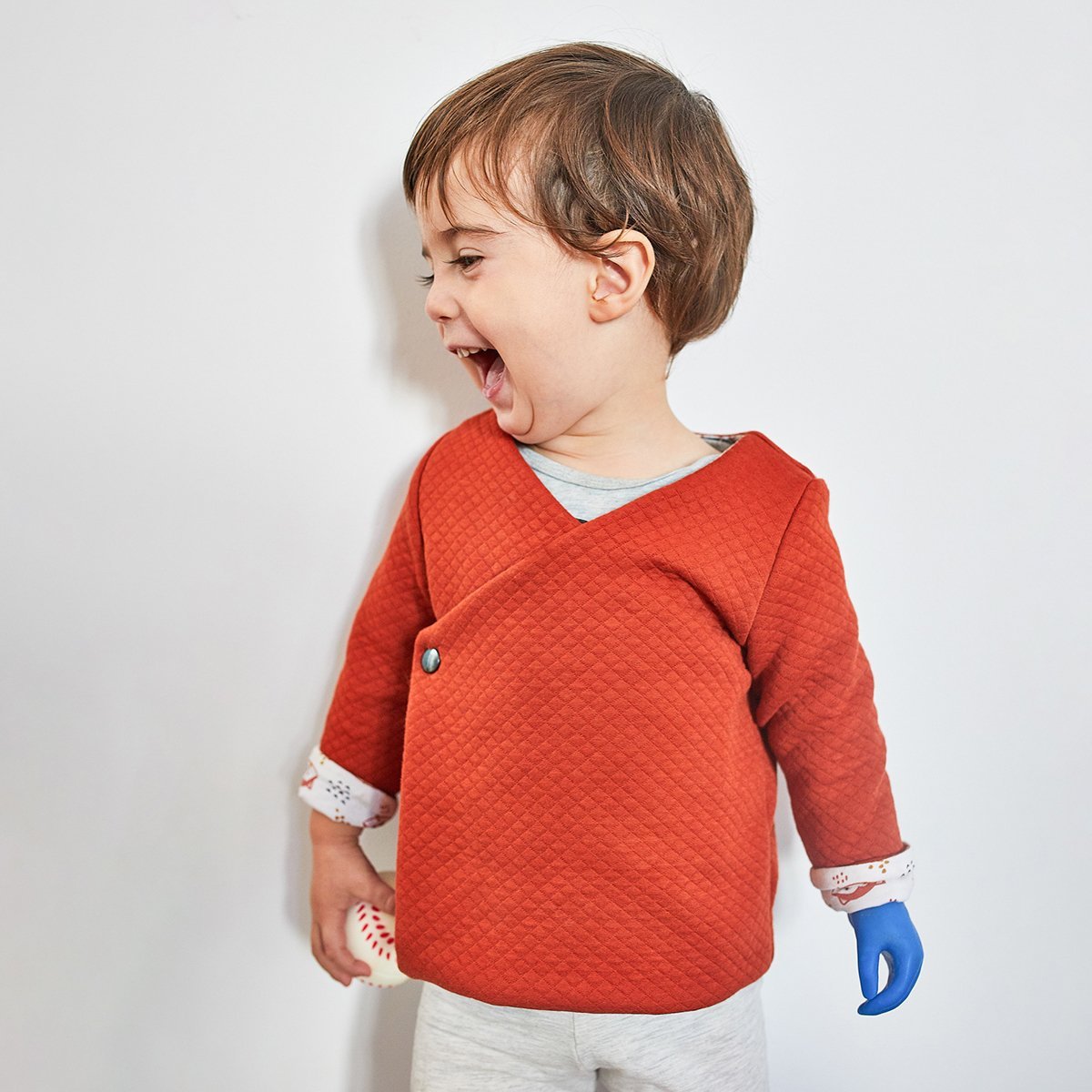 Dublin Cardigan or Dress Sewing Pattern - Baby 1M/4Y - Ikatee - Simplifi Fabric