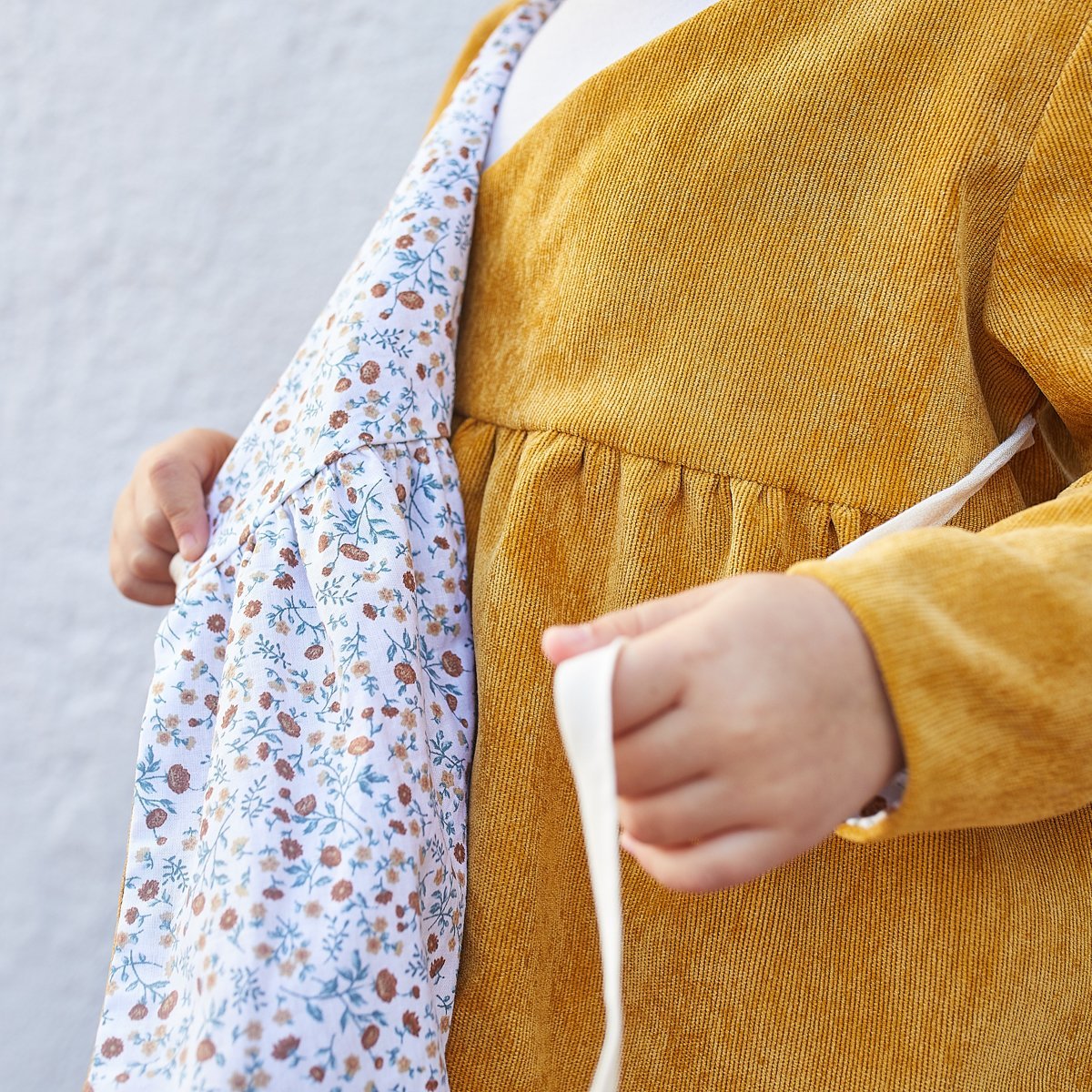 Dublin Cardigan or Dress Sewing Pattern - Baby 1M/4Y - Ikatee - Simplifi Fabric