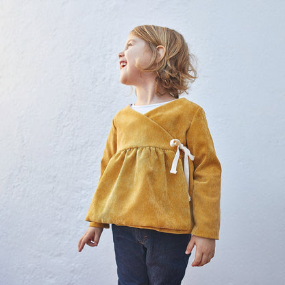 Dublin Cardigan or Dress Sewing Pattern - Baby 1M/4Y - Ikatee - Simplifi Fabric