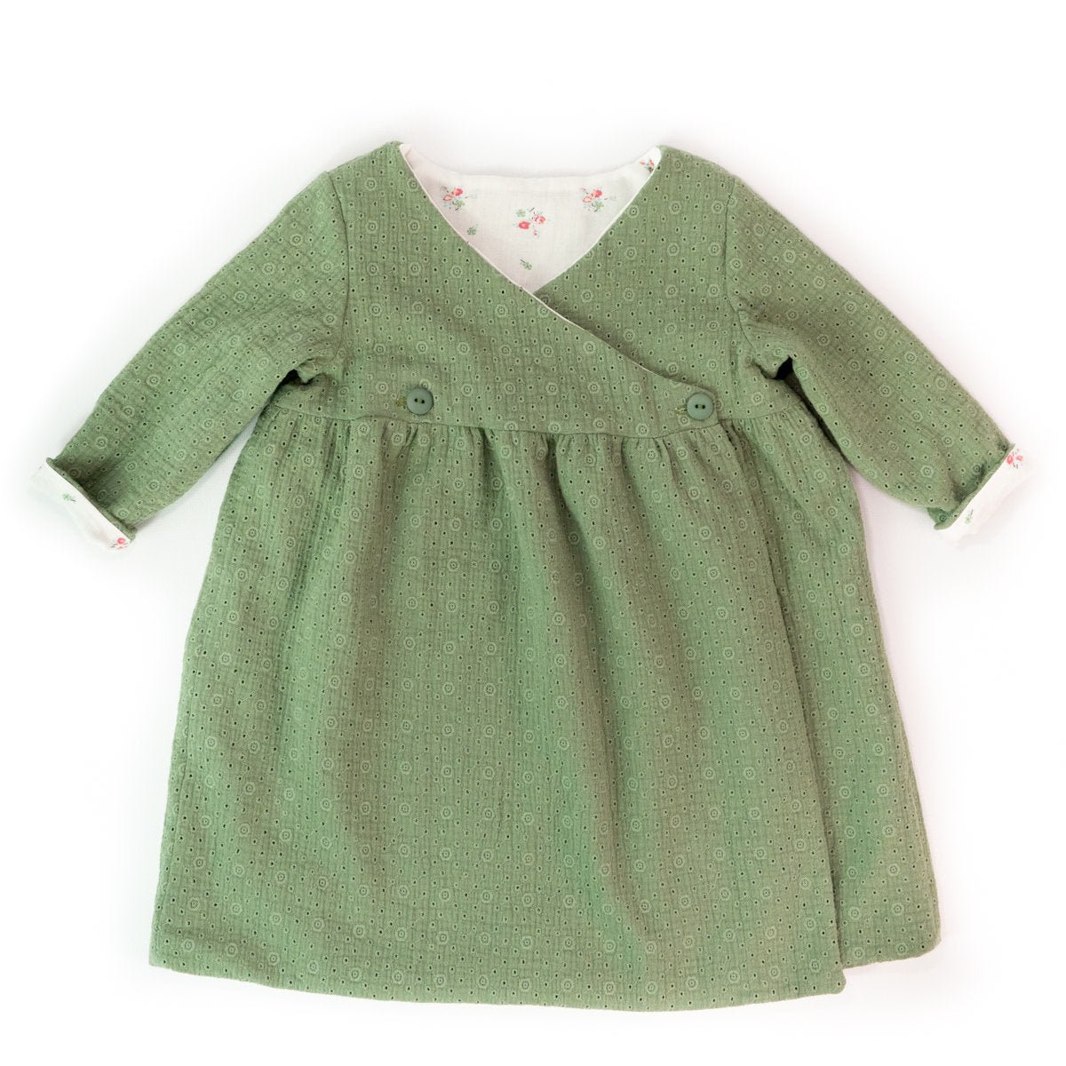 Dublin Cardigan or Dress Sewing Pattern - Baby 1M/4Y - Ikatee - Simplifi Fabric