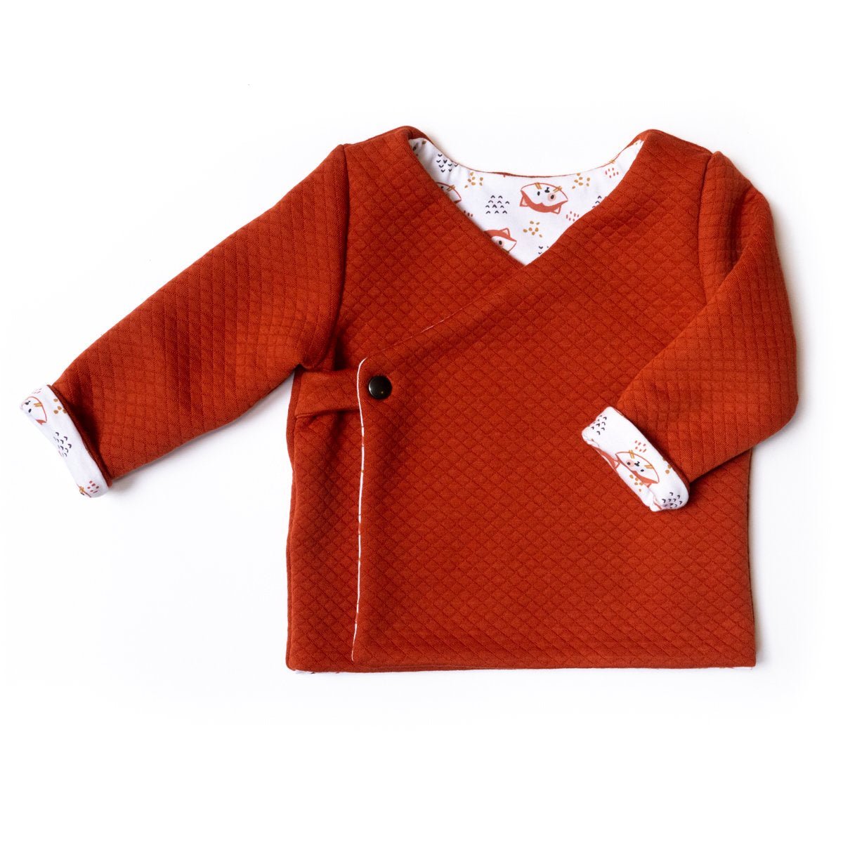 Dublin Cardigan or Dress Sewing Pattern - Baby 1M/4Y - Ikatee - Simplifi Fabric