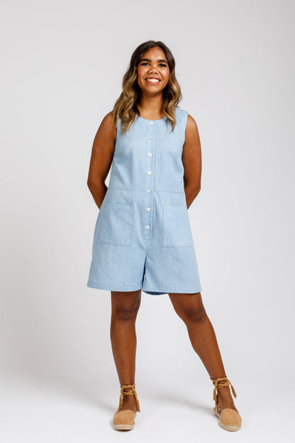 Durban Jumpsuit & Romper - Megan Nielsen Patterns - Sewing Pattern - Simplifi Fabric