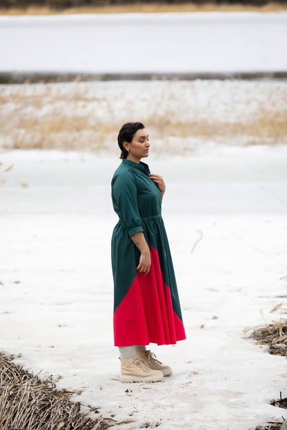 DYNAMO Dress by Kaisa Rissanen PDF Sewing Pattern - TAUKO - Simplifi Fabric