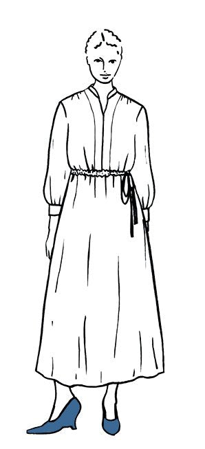 DYNAMO Dress by Kaisa Rissanen PDF Sewing Pattern - TAUKO - Simplifi Fabric