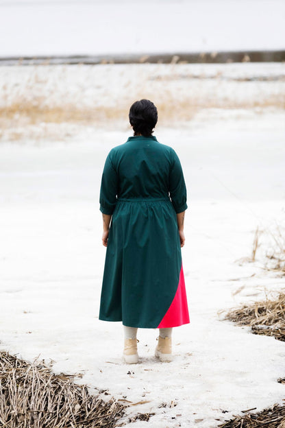 DYNAMO Dress by Kaisa Rissanen PDF Sewing Pattern - TAUKO - Simplifi Fabric