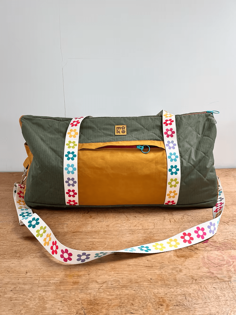 Earnley Duffel Bag Paper Pattern - Two Stitches Patterns - Simplifi Fabric