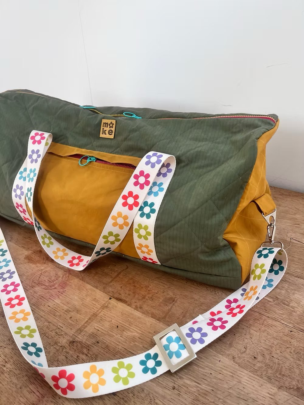Earnley Duffel Bag Paper Pattern - Two Stitches Patterns - Simplifi Fabric