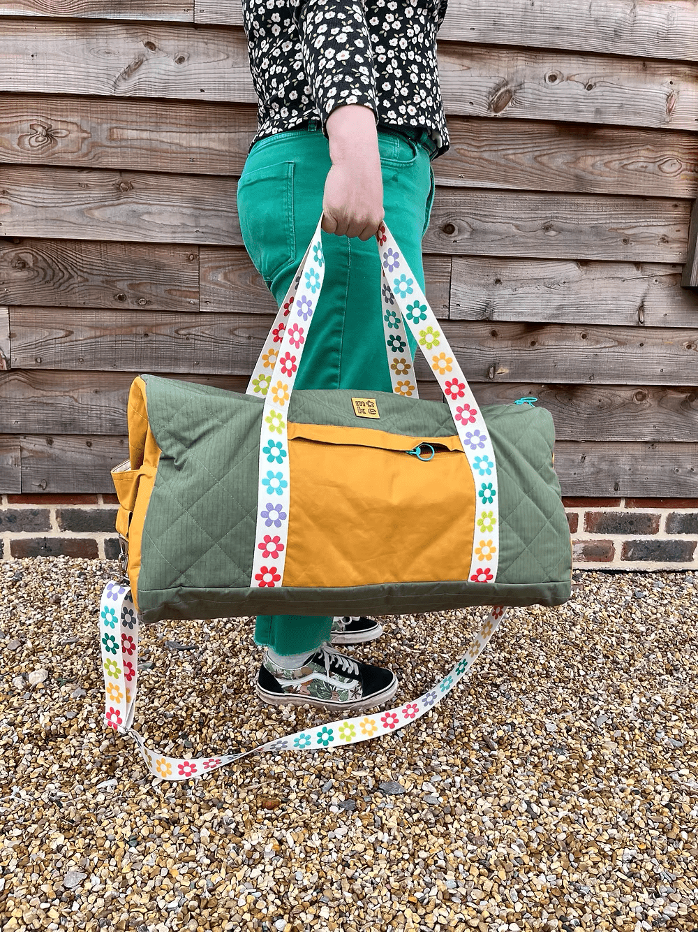 Earnley Duffel Bag Paper Pattern - Two Stitches Patterns - Simplifi Fabric