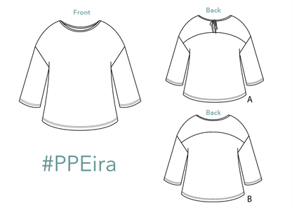 Eira Top PDF Pattern - Ploen Patterns - Simplifi Fabric