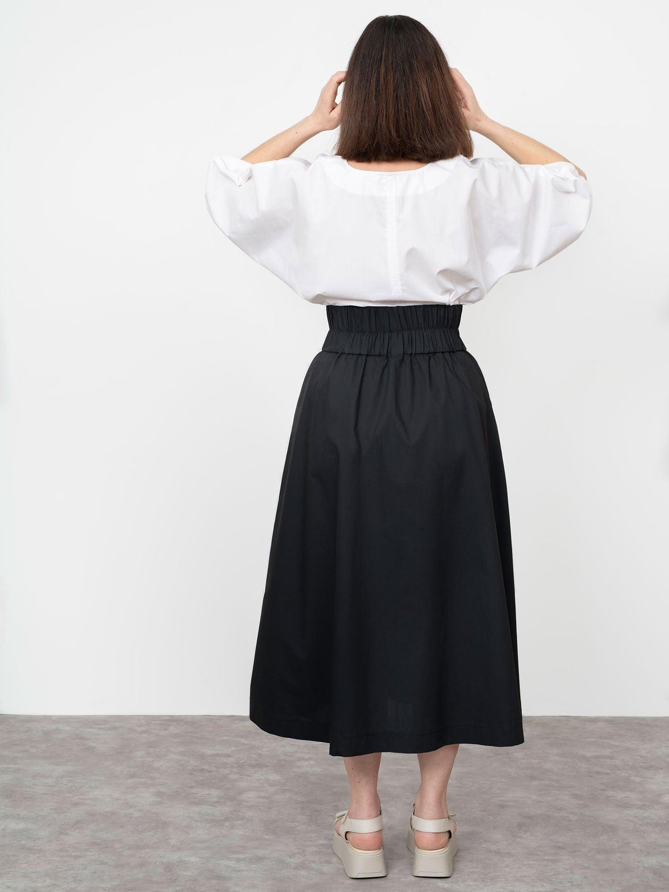 Elastic Waist Maxi Skirt Pattern - The Assembly Line - Simplifi Fabric