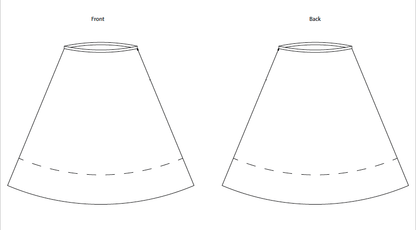 Essential Edit Skirt Sewing Pattern - Size Me - Simplifi Fabric