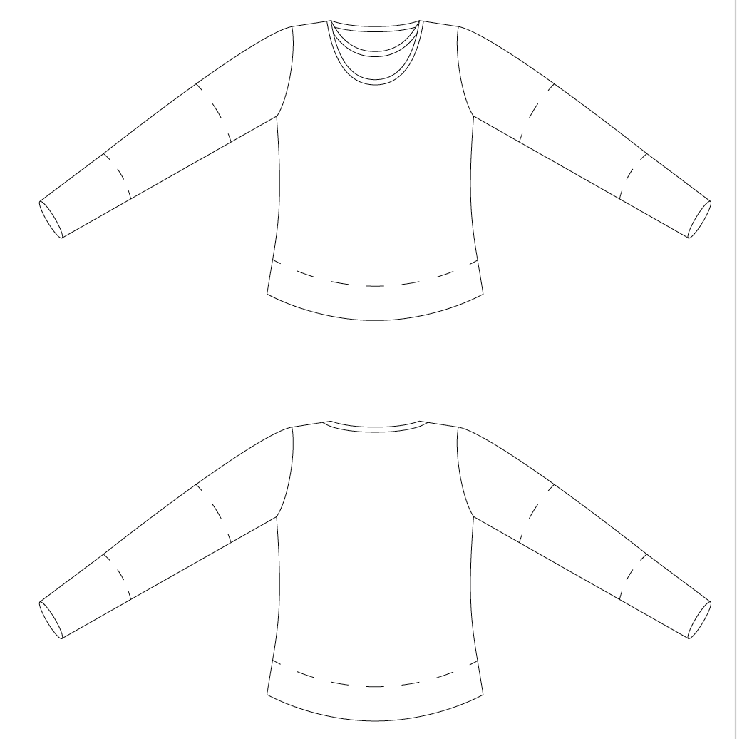 Essential Edit Top Sewing Pattern - Size Me - Simplifi Fabric
