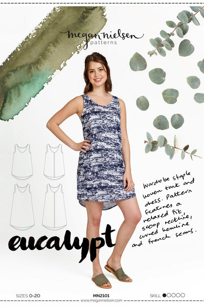 Eucalypt Woven Tank Top and Dress - Megan Nielsen Patterns - Sewing Pattern - Simplifi Fabric