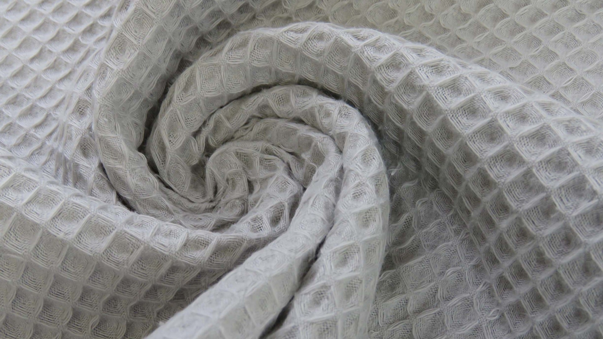 European Cotton Waffle - Oeko - Tex® - 62 SILVER - Simplifi Fabric