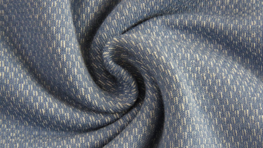 European Jacquard Heavy Sweat/Fleece - Oeko - Tex® - Dark Blue - Simplifi Fabric