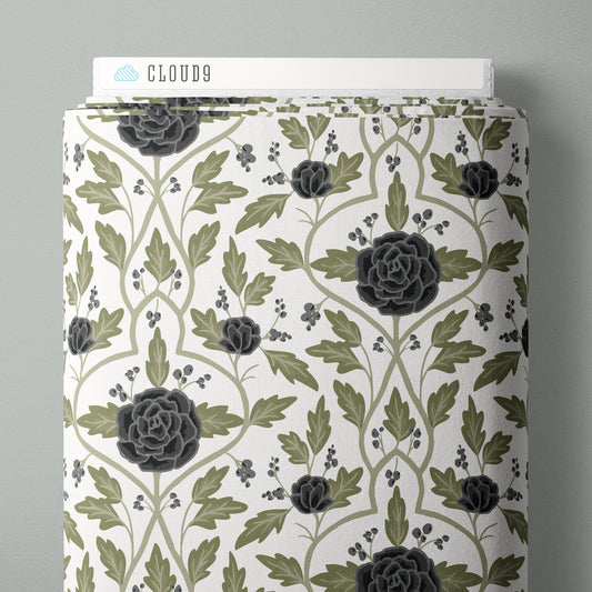 Evening Arbor - Ivory - Twilight Reverie - Lisee Ree Designs - Cloud 9 Fabrics - Poplin - Simplifi Fabric