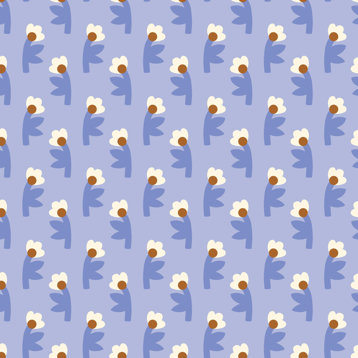 Evening Bloom - Blue - Firefly Moon - Leah Duncan - Cloud 9 Fabrics - Poplin - Simplifi Fabric