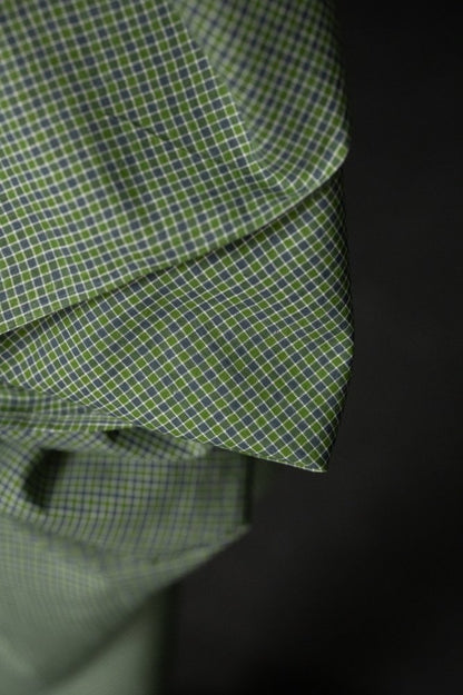 Evergreen Check Handwoven Indian Cotton - Merchant & Mills - Simplifi Fabric