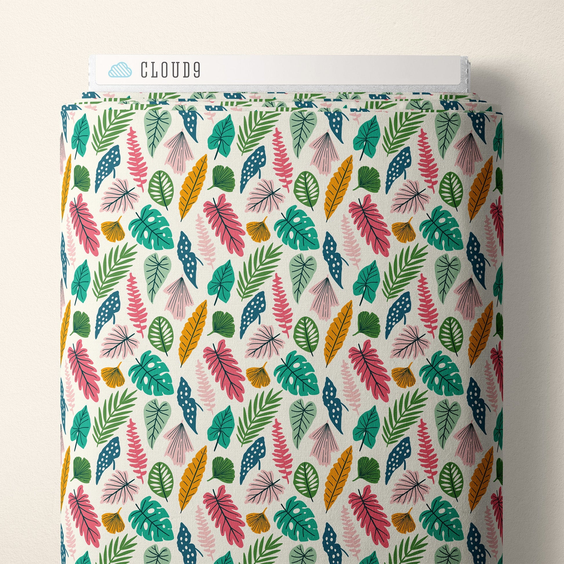 Exotic Leaves - Bohemian Paradise - Maria Galybina - Cloud 9 Fabrics - Poplin - Simplifi Fabric