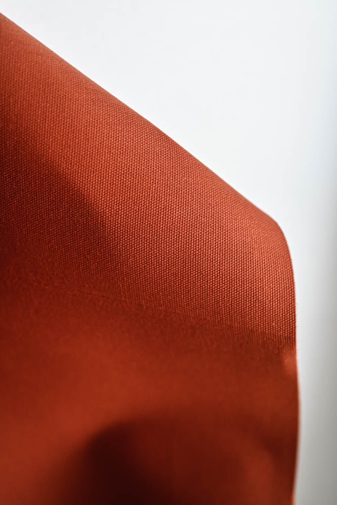 Expedition Heavy Organic Cotton British Dry Oilskin - Rust - Merchant & Mills - Simplifi Fabric