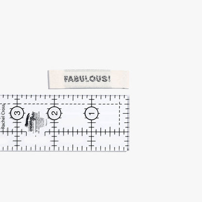 "FABULOUS" Woven Label Pack - Kylie And The Machine - Simplifi Fabric