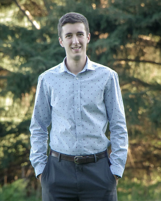 Fairfield Button - Up Shirt Mens PDF Sewing Pattern - Thread Theory - Simplifi Fabric