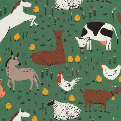 Farm Days - Wild Things - Betsy Siber - Cloud 9 Fabrics - Poplin - Simplifi Fabric