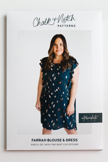 Farrah Tunic Pattern - Chalk + Notch - Simplifi Fabric