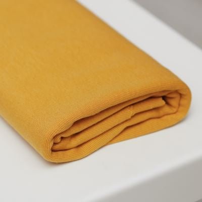 Fine 2x1 Rib Jersey TENCEL™ Lyocell Organic Cotton - OEKO - TEX® - MeetMILK - Amber - Simplifi Fabric