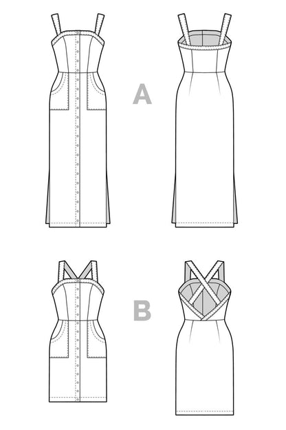 Fiona Sundress Pattern - Closet Core Patterns - Simplifi Fabric