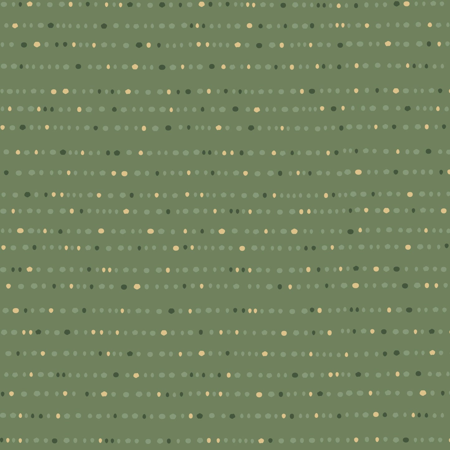 Fireflies - Green - Naturally Wild - Ann Gardner - Cloud 9 Fabrics - Poplin - Simplifi Fabric