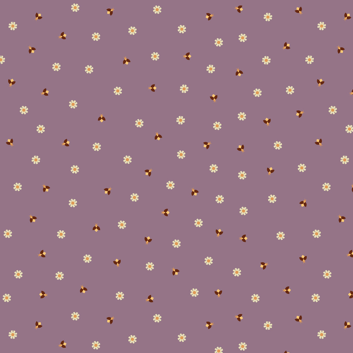 Firefly Twilight - Grape - Firefly Moon - Leah Duncan - Cloud 9 Fabrics - Poplin - Simplifi Fabric