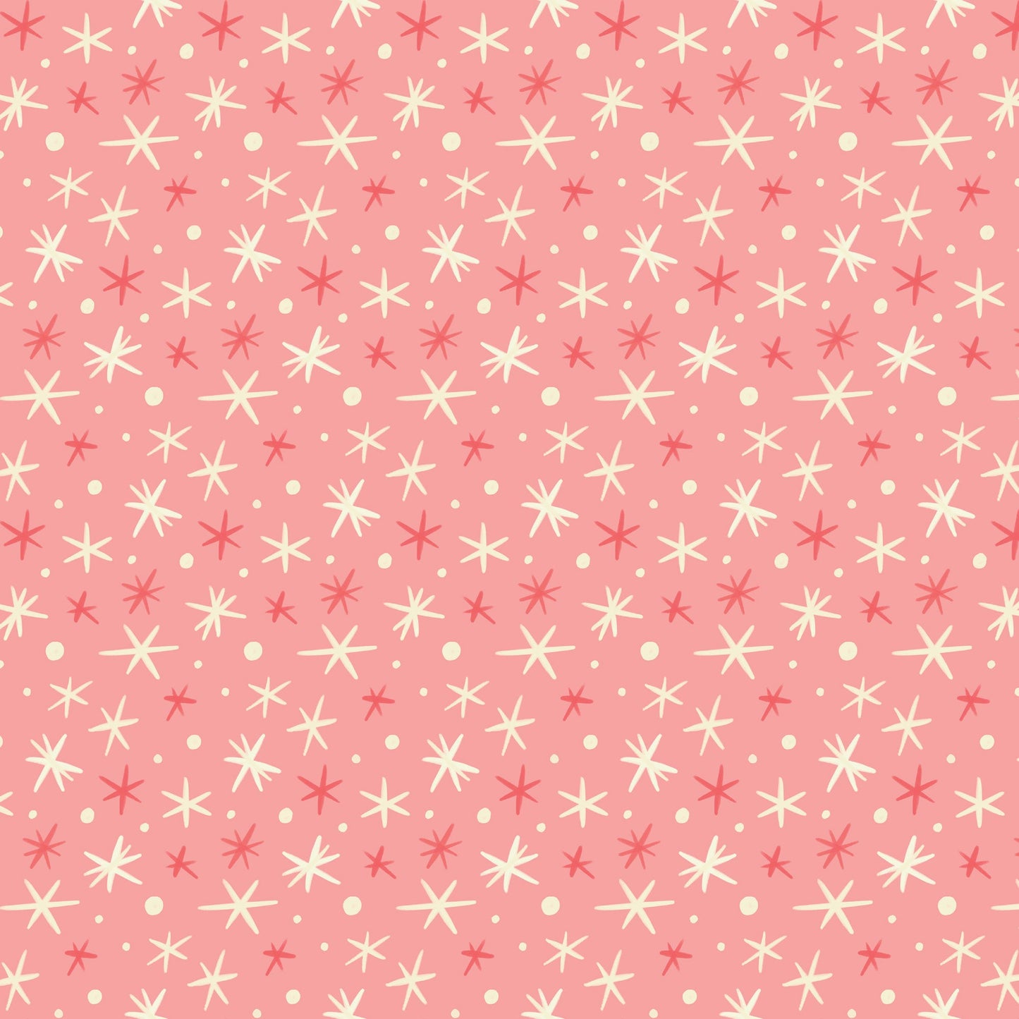 First Flurries - Pink - Bright Holiday - Charla Pettingill - Cloud 9 Fabrics - Poplin - Simplifi Fabric