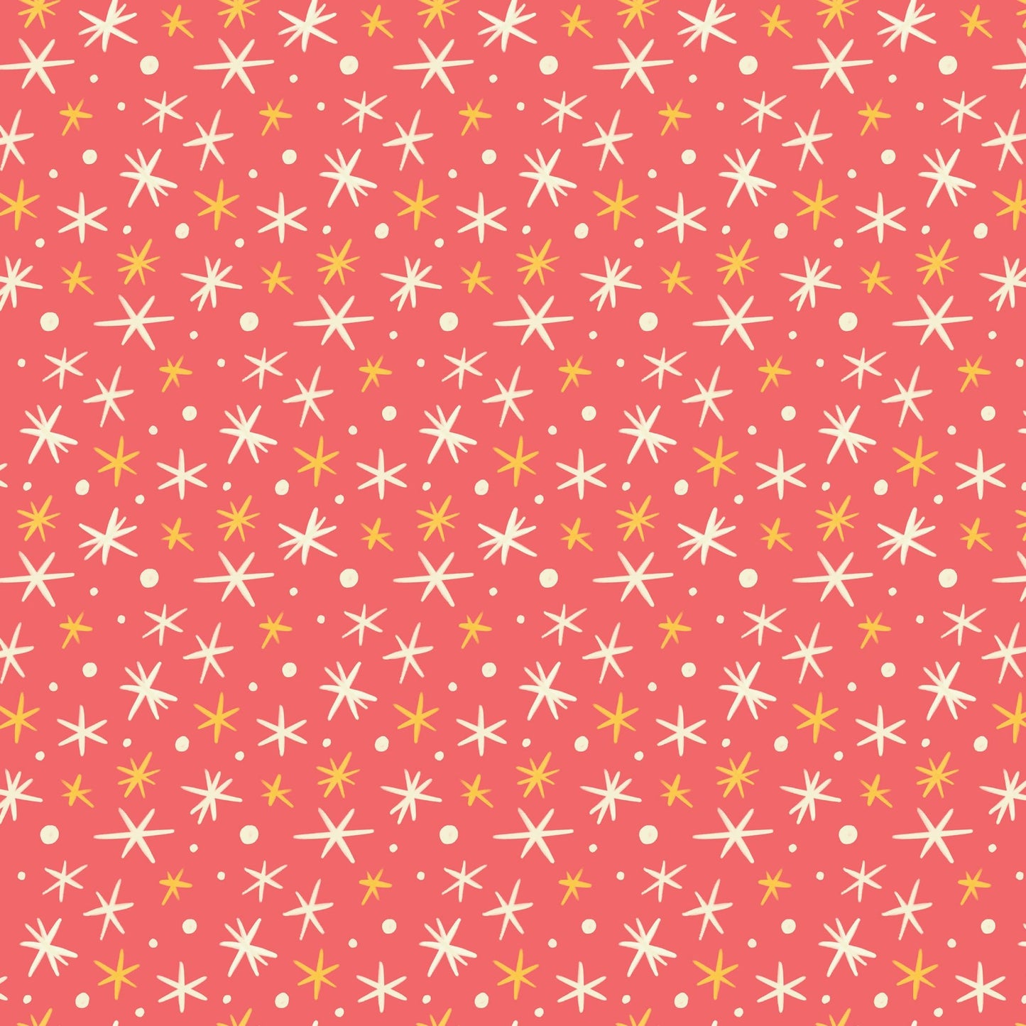 First Flurries - Red - Bright Holiday - Charla Pettingill - Cloud 9 Fabrics - Poplin - Simplifi Fabric