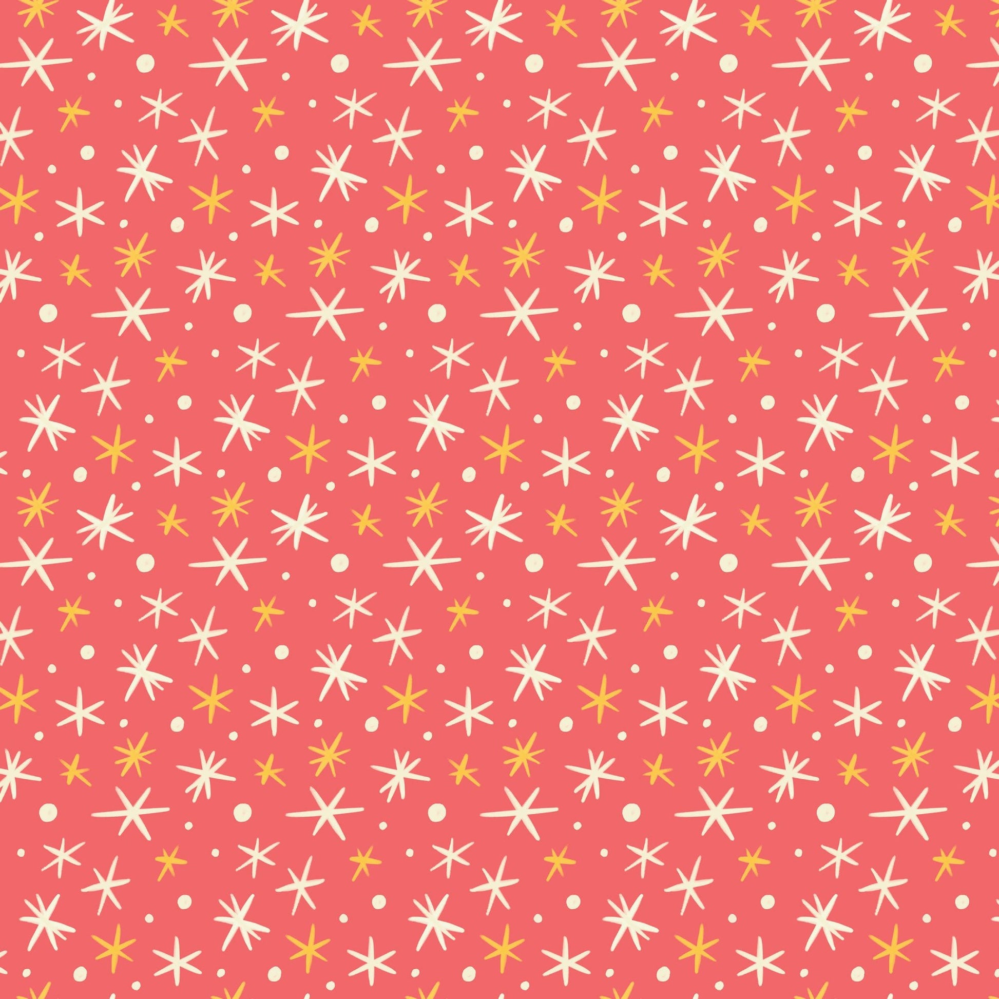 First Flurries - Red - Bright Holiday - Charla Pettingill - Cloud 9 Fabrics - Poplin - Simplifi Fabric