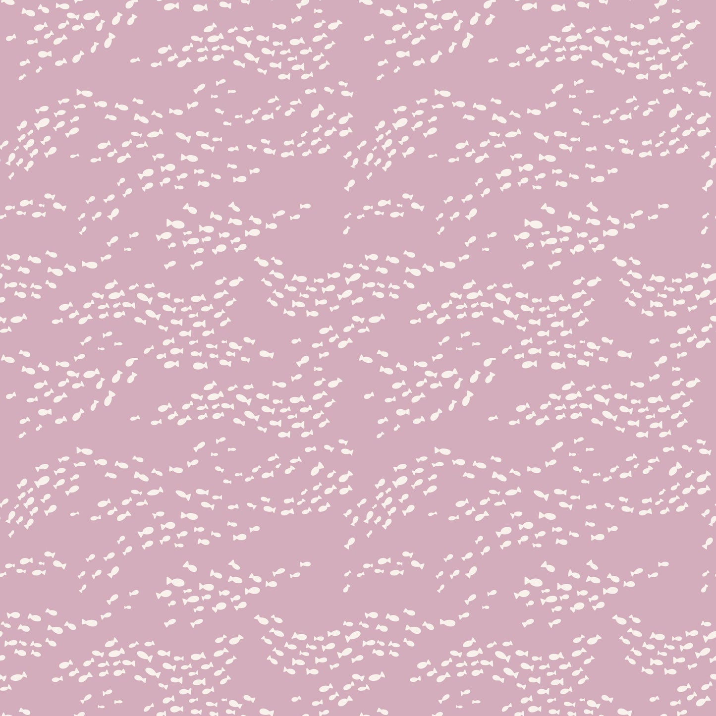 Fish School - Dusty Pink - Seashell Serenade - Jayme Murray - Cloud 9 Fabrics - Poplin - Simplifi Fabric