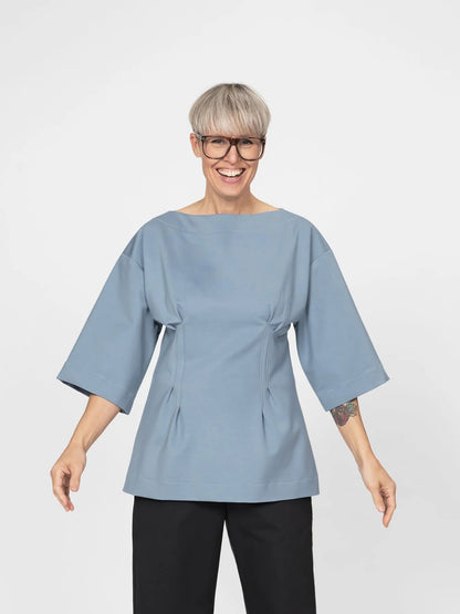 Fitted Waist T-Shirt Pattern - The Assembly Line - Simplifi Fabric