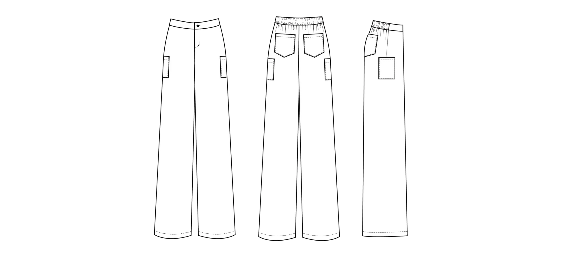 Flaneur Pants Pattern - Friday Pattern Company - Simplifi Fabric