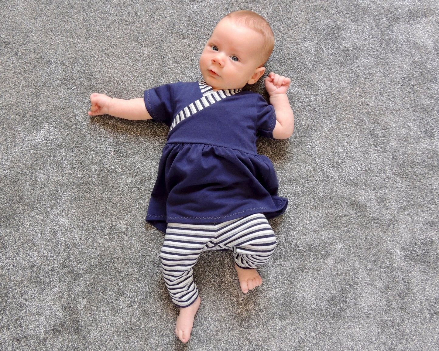 Flo Dress + Riley Leggings (0 - 24m) Baby + Toddler Sewing Pattern - Dhurata Davies - Simplifi Fabric