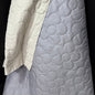 Floral Stitch Quilted - Japanese Import - Silver Grey - Simplifi Fabric