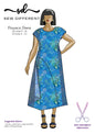 Flounce Dress - Paper Sewing Pattern - Sew Different - Simplifi Fabric