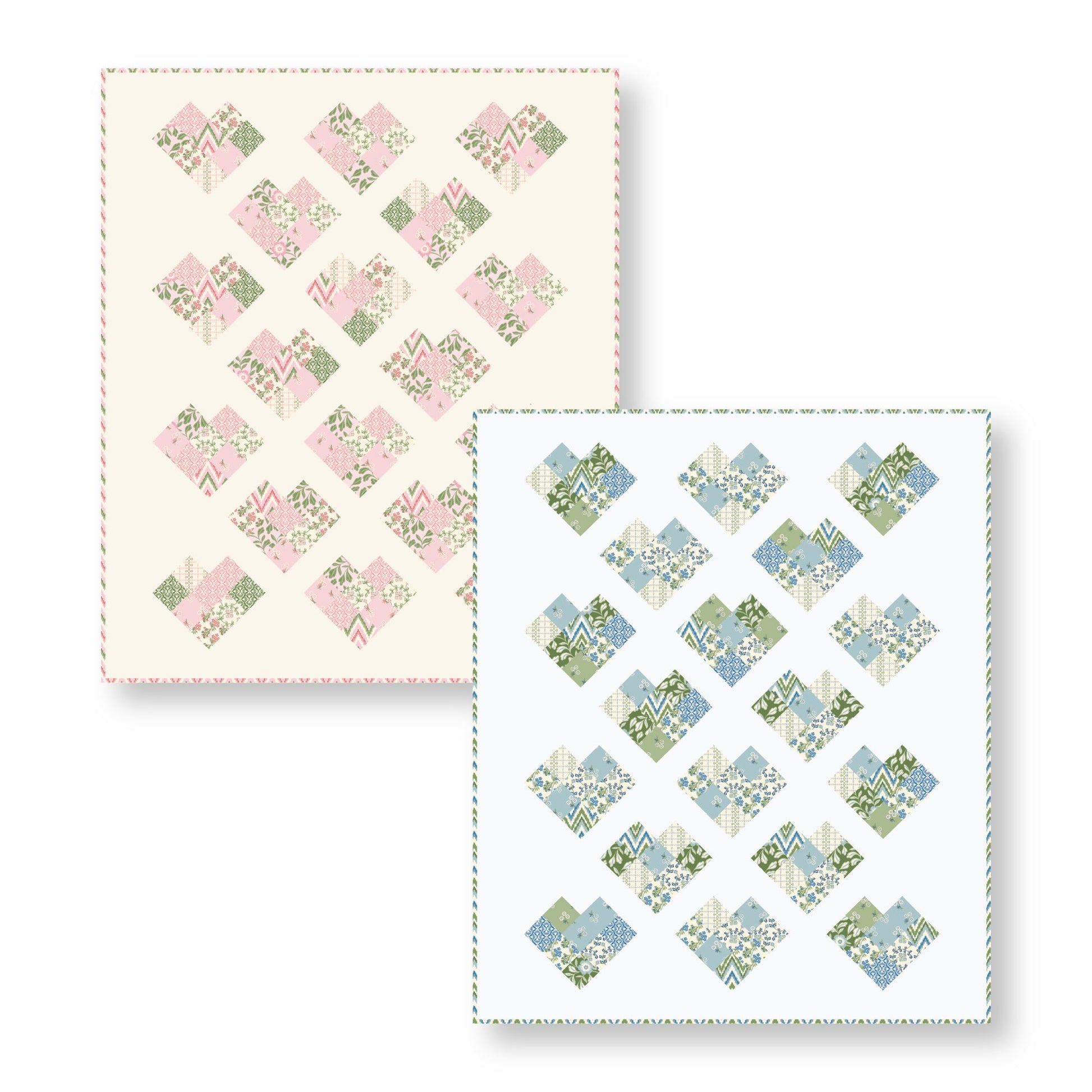 Flowering Lace - Blue - Summer Garden - House Of Haricot - Cloud 9 Fabrics - Poplin - Simplifi Fabric