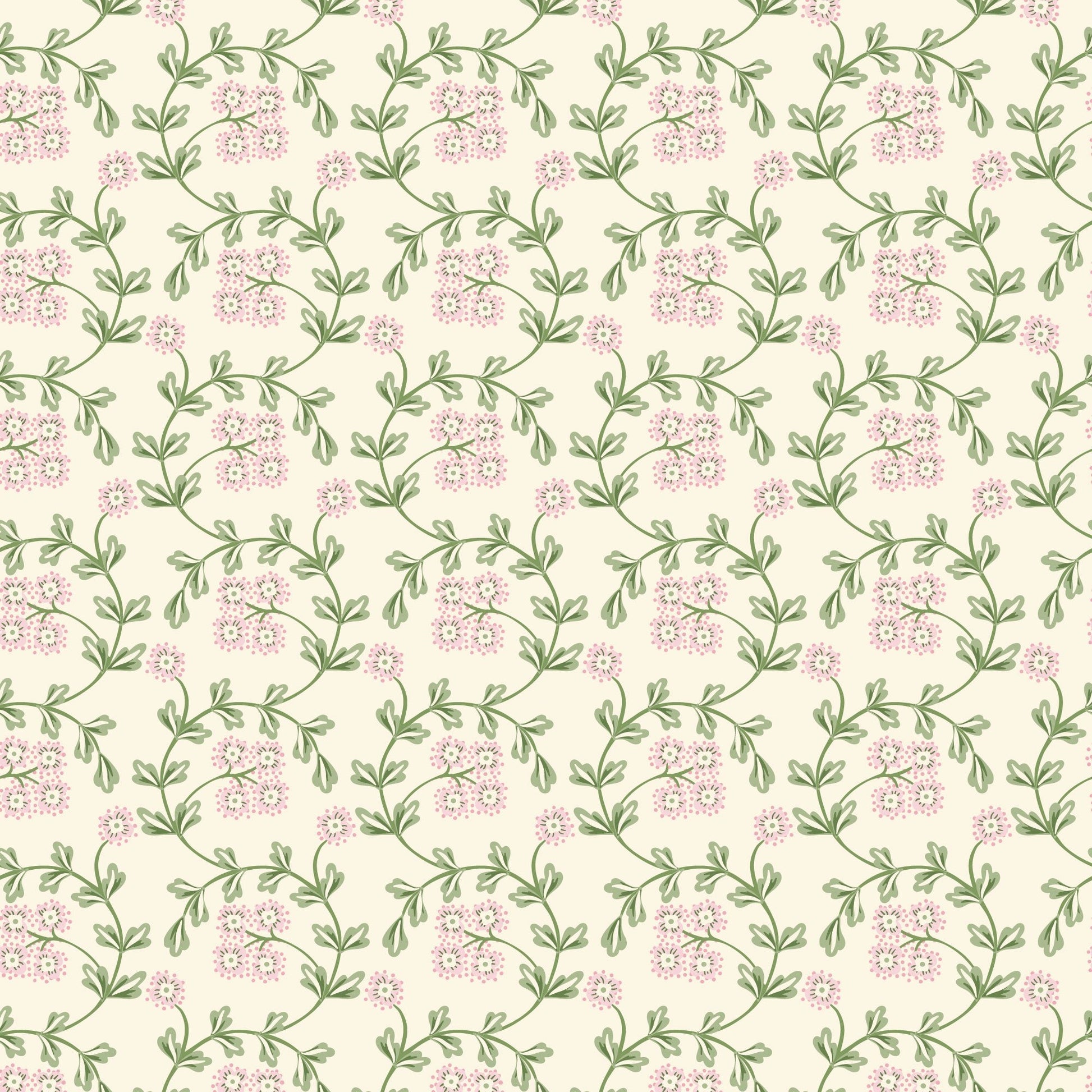 Flowering Lace - Pink - Summer Garden - House Of Haricot - Cloud 9 Fabrics - Poplin - Simplifi Fabric