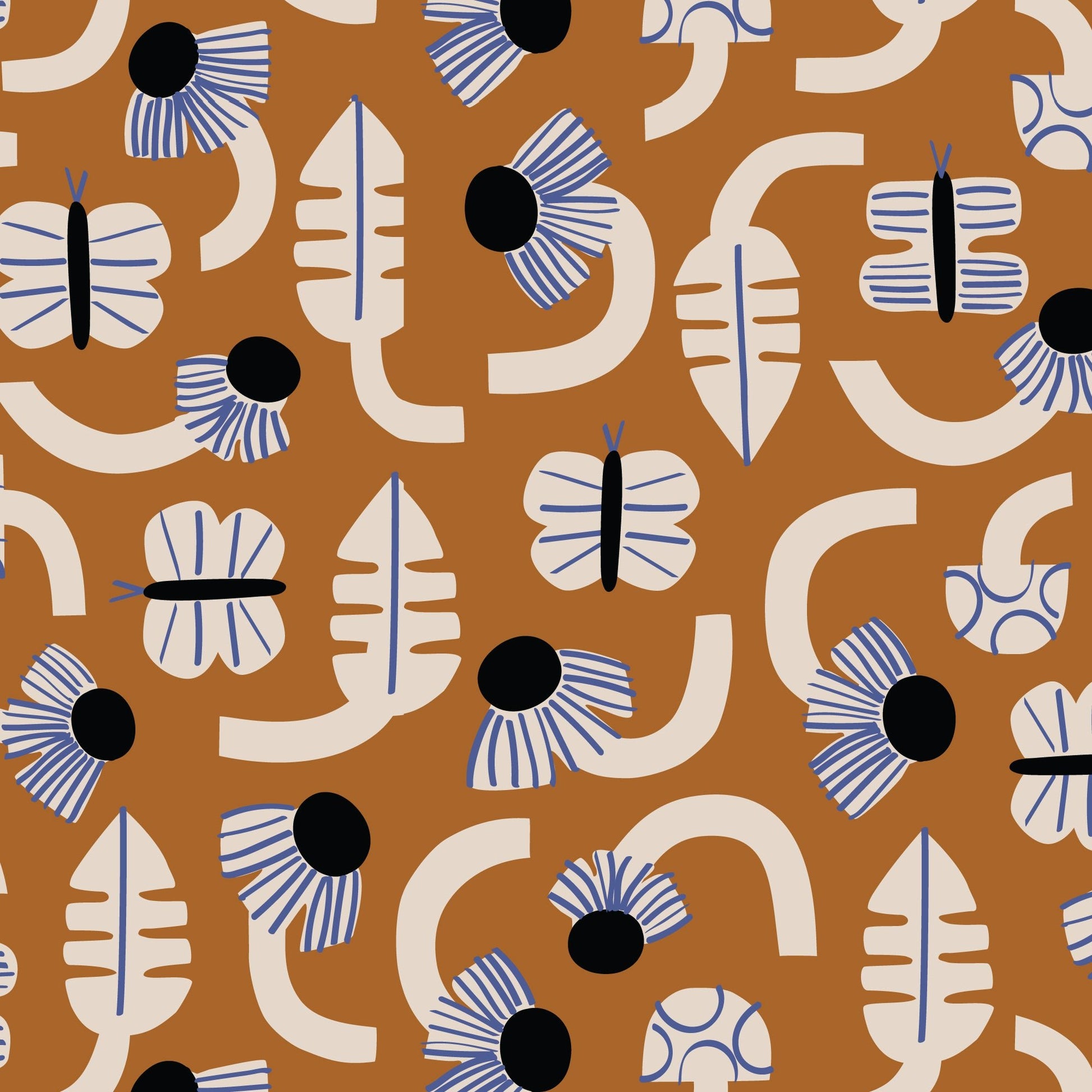 Forage - Fern Grove - Leah Duncan - Cloud 9 Fabrics - Poplin - Simplifi Fabric