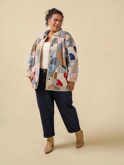 Fowler Barn Coat + Quilted Jacket Pattern - Closet Core Patterns - Simplifi Fabric