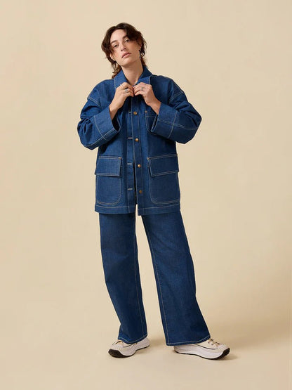 Fowler Barn Coat + Quilted Jacket Pattern - Closet Core Patterns - Simplifi Fabric