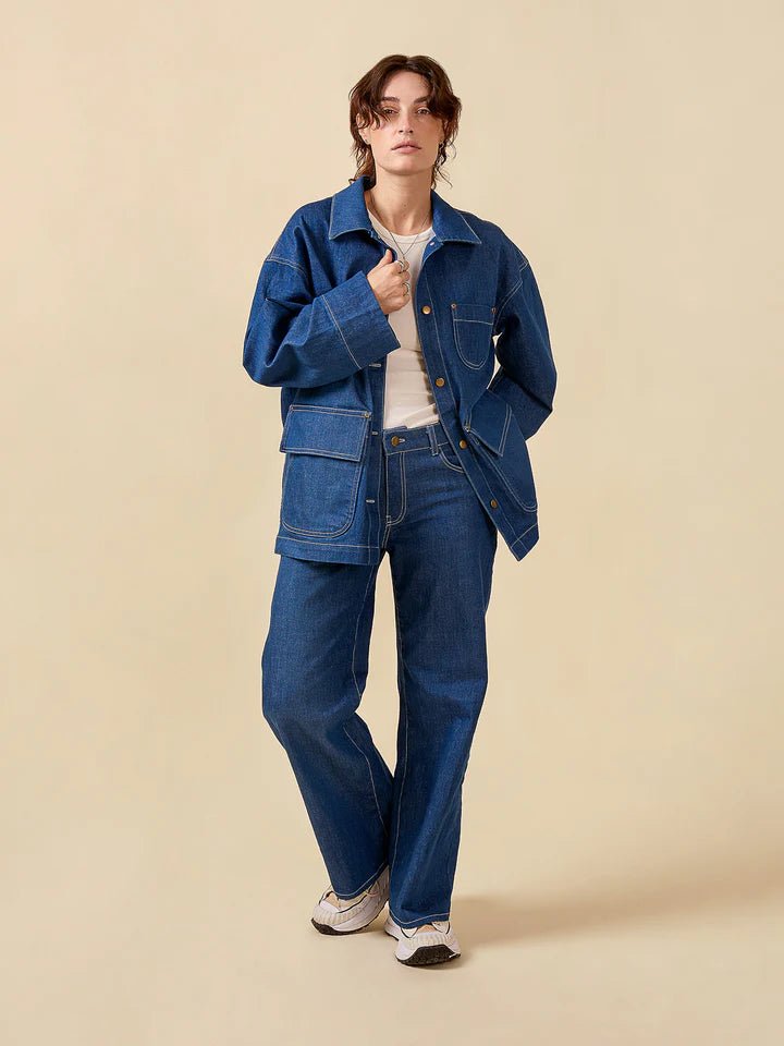 Fowler Barn Coat + Quilted Jacket Pattern - Closet Core Patterns - Simplifi Fabric